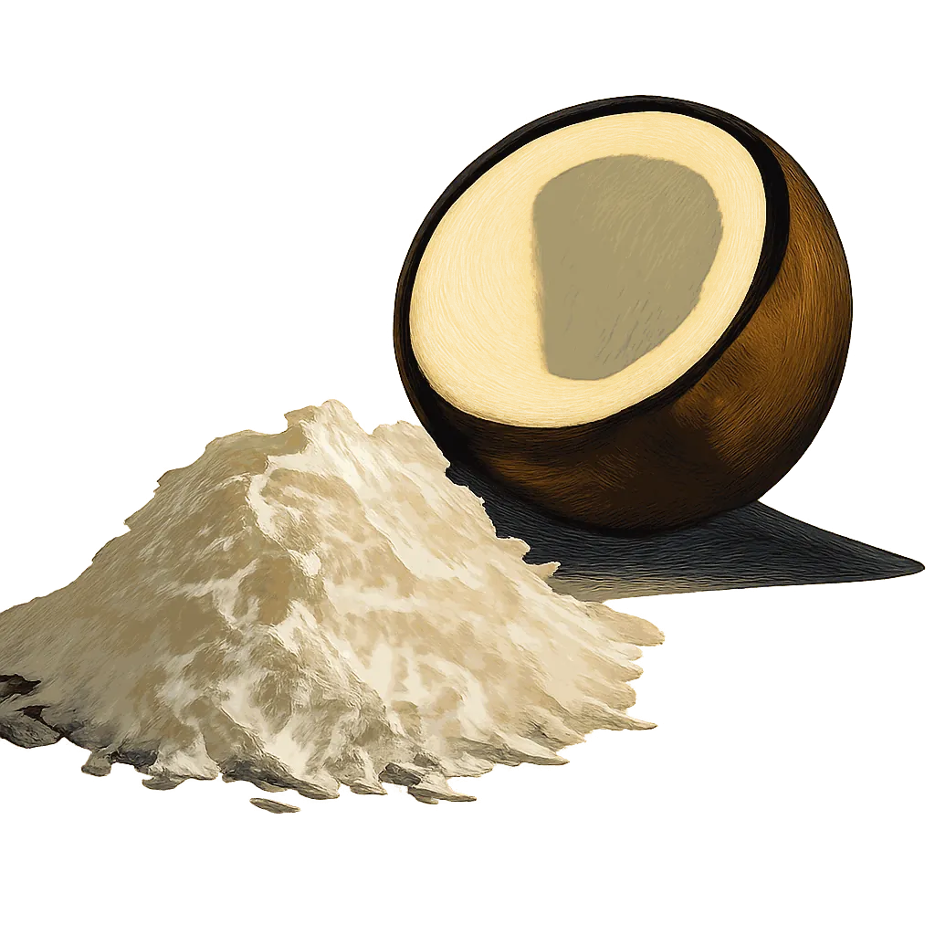 Shredded coconut